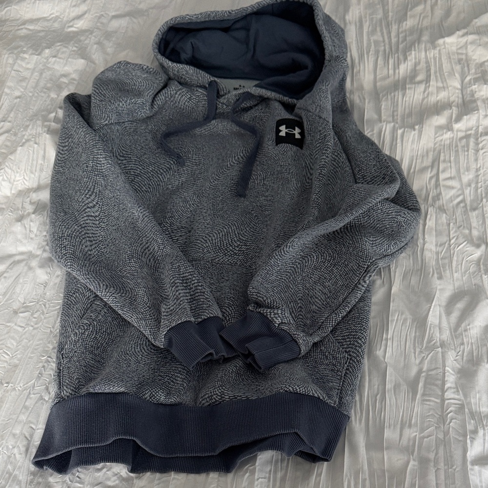 Under Armour Grey and Blue Hoodie